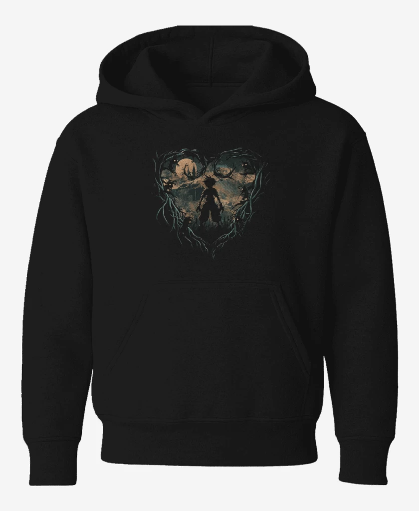 Poleron de niño Negro de Kingdom hearts 4