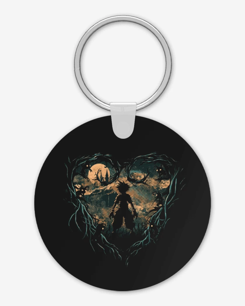 Llavero Negro de Kingdom hearts 4