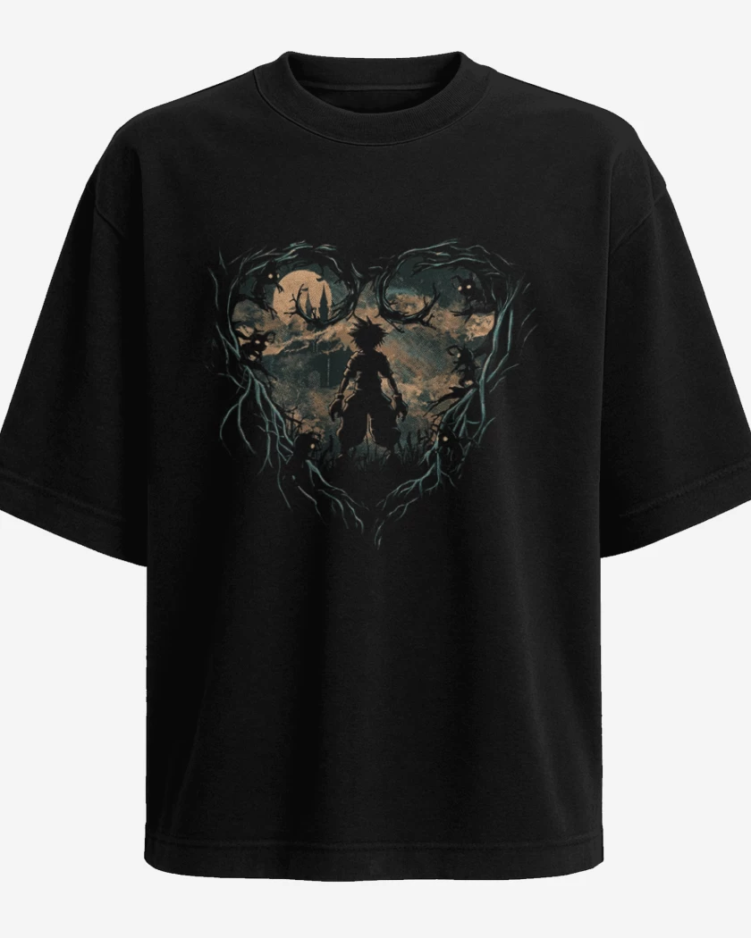 Polera Oversize Kingdom hearts 4