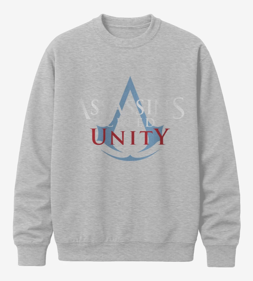 Poleron polo Gris Melange de AC - Unity