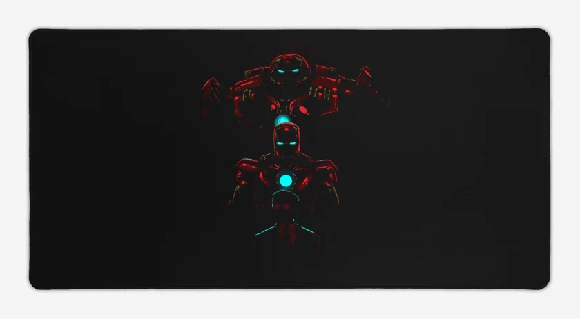 Mouse pad Gamer Negro de Iron man 3
