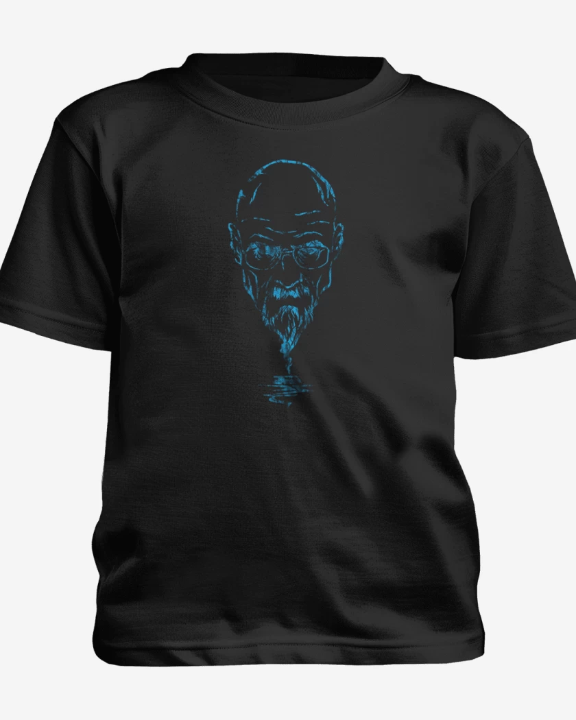 Polera de niño Negro de Walter W Breaking Bad 