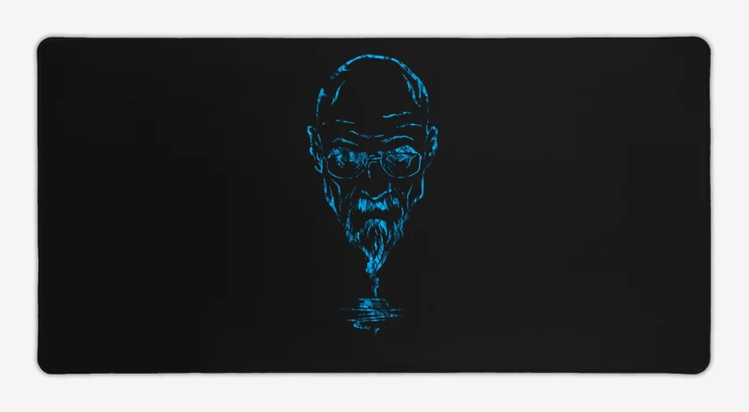 Mouse pad Gamer Negro de Walter W Breaking Bad 