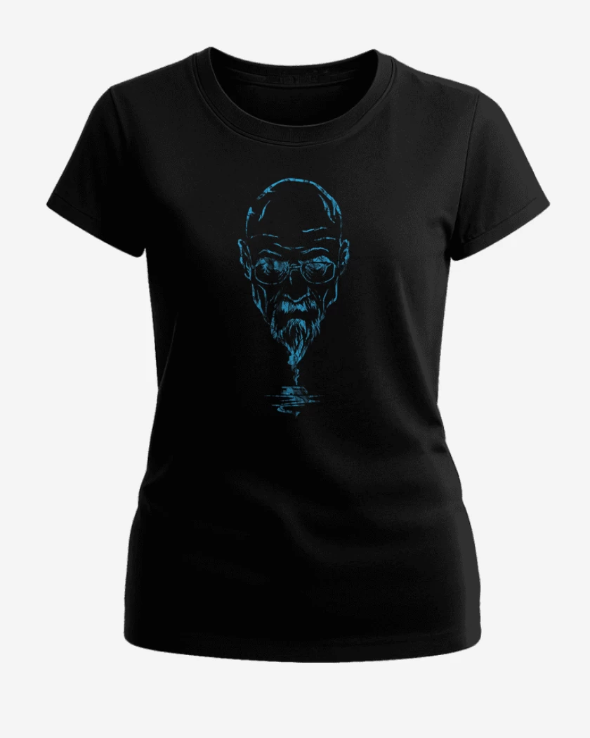 Polera de Mujer Negro de Walter W Breaking Bad 