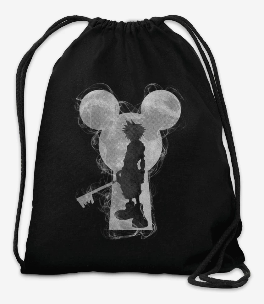 Mochila Negro de Kingdom hearts 3 