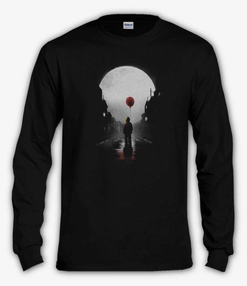 Polera manga larga Negro de It 2 