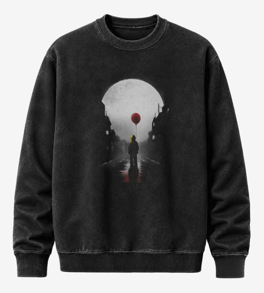 Poleron Polo Acid Wash Negro de It 2 
