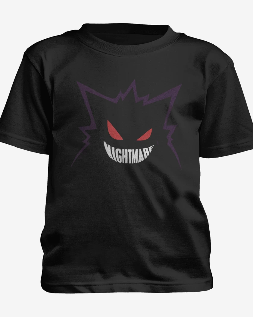 Polera de niño Negro de Gengar 2