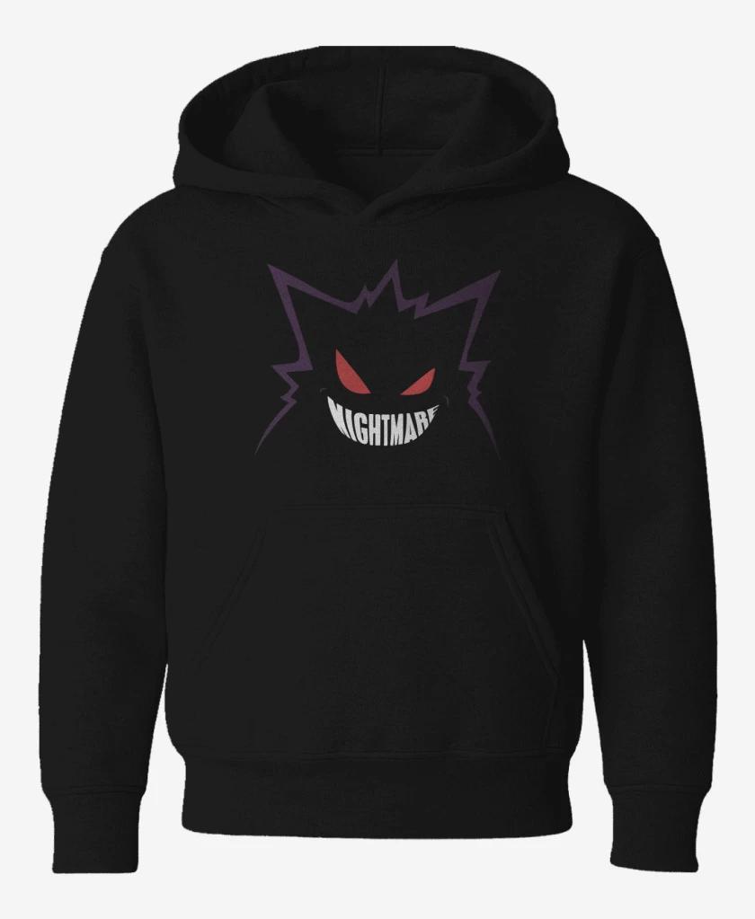 Poleron de niño Negro de Gengar 2
