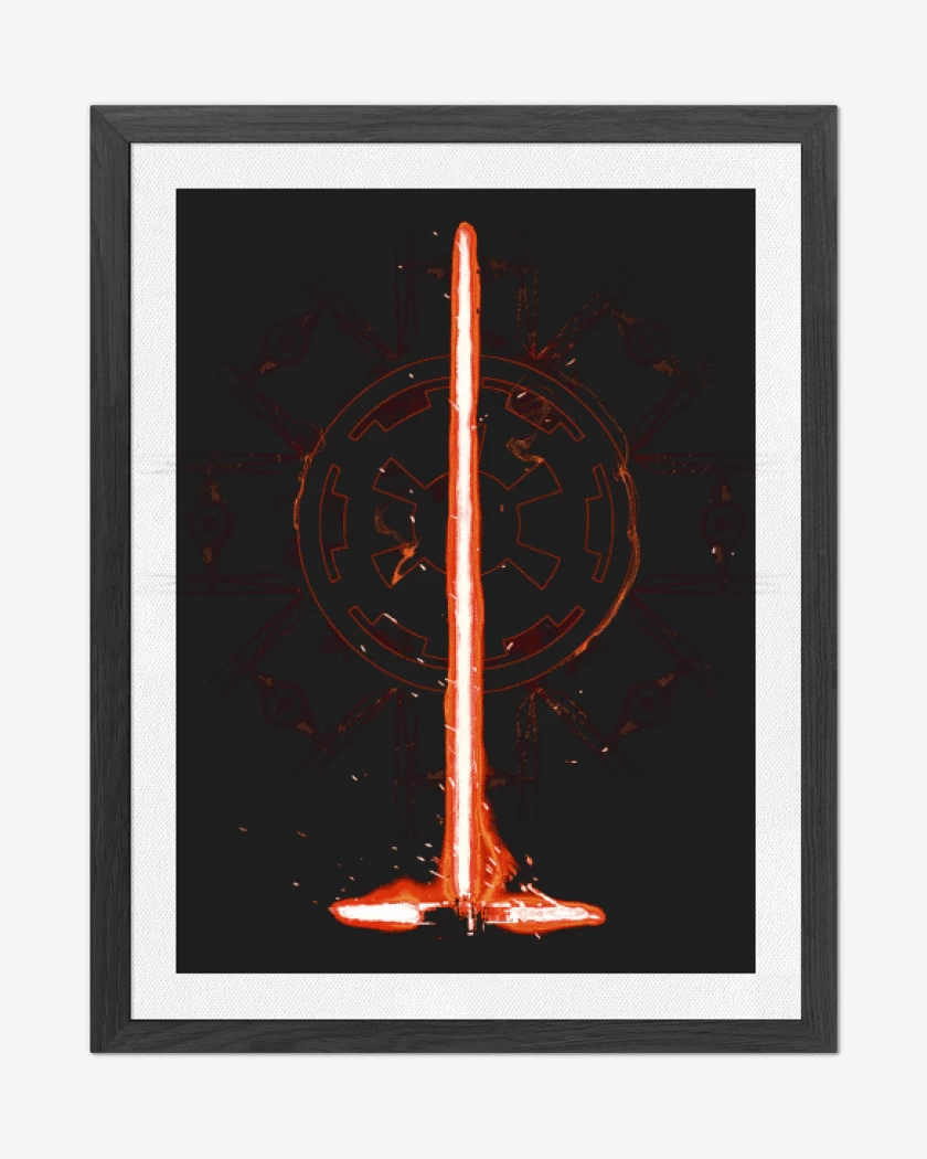 Cuadro decorativo Negro de Republica