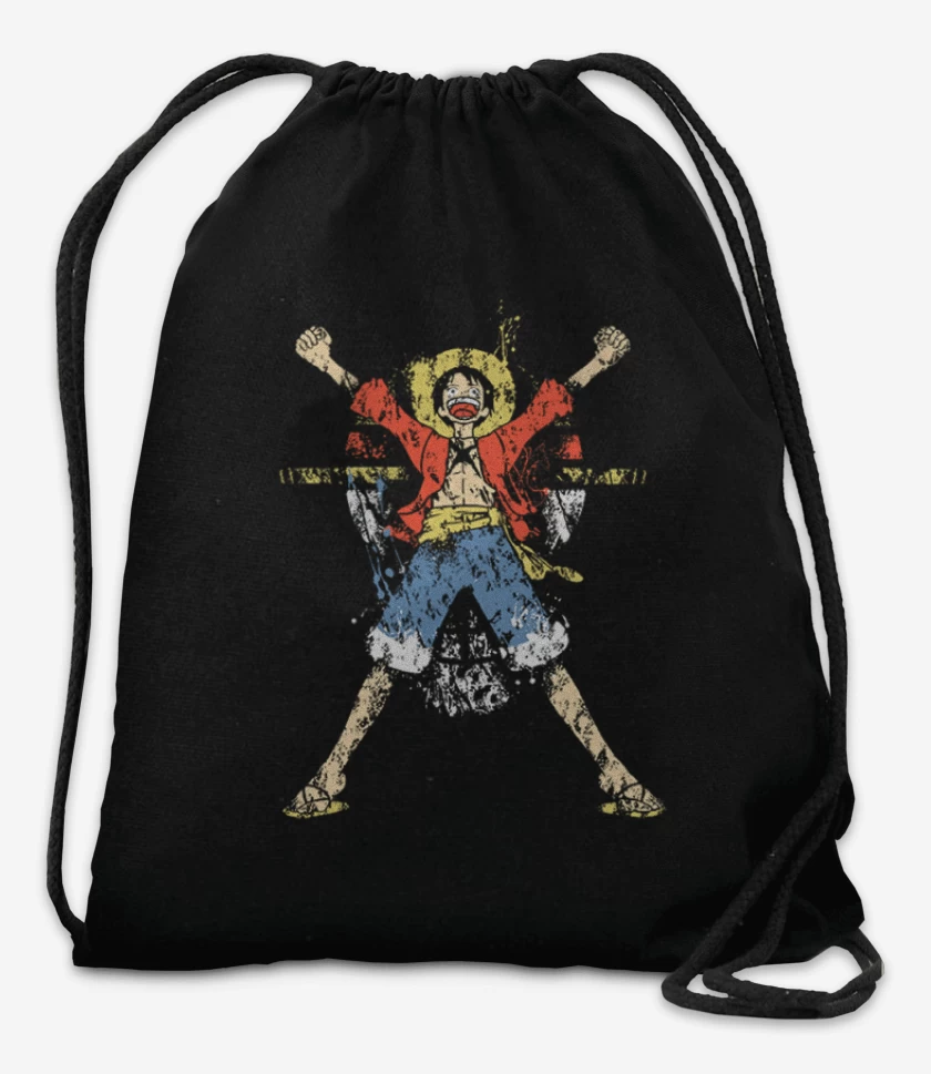 Mochila Negro de Luffy