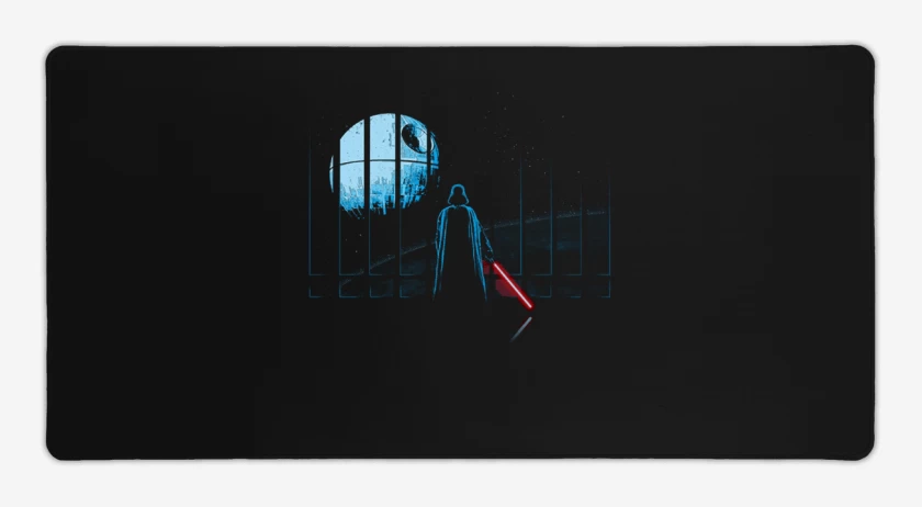 Mouse pad Gamer Negro de Darth vader 2