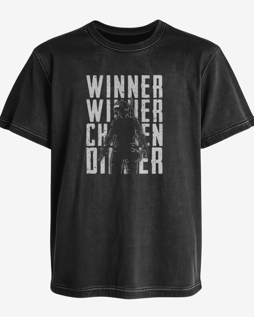 Polera desgastada Winner winner 