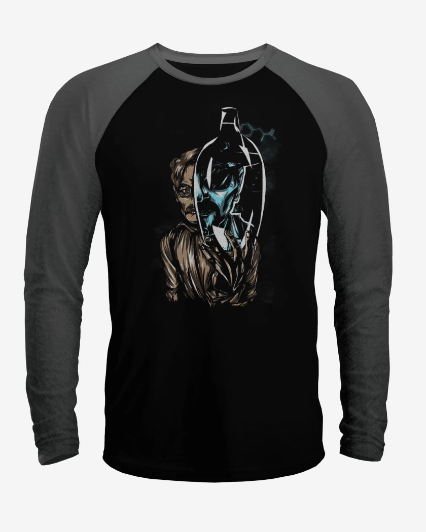 Polera Raglan Negro / Negro Heather de Breaking bad 