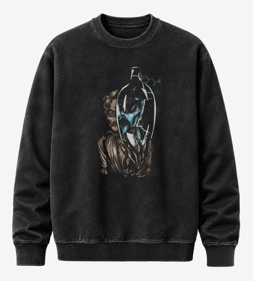 Poleron Polo Acid Wash Negro de Breaking bad 