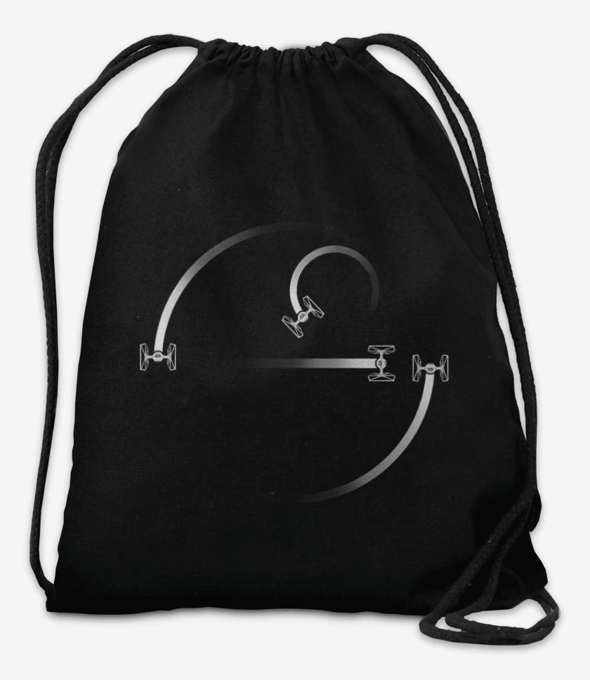 Mochila Negro de Cazas star wars