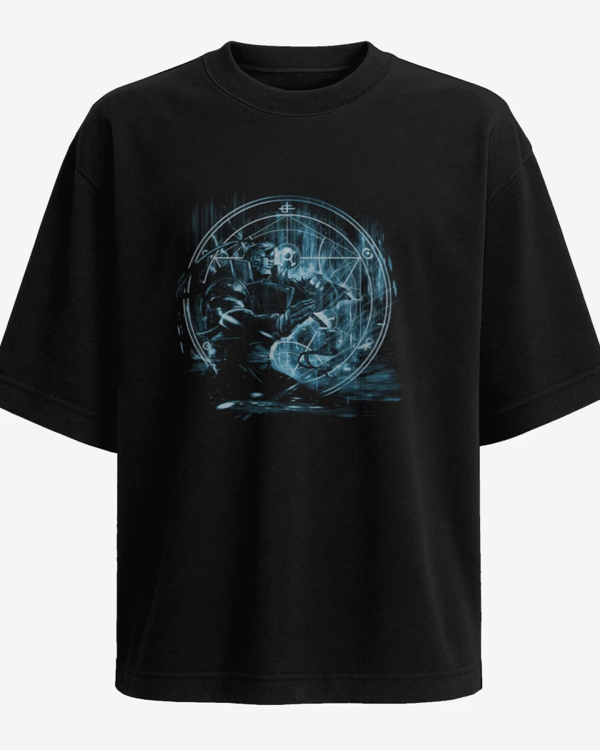 Polera Oversize Negro de Alfons 