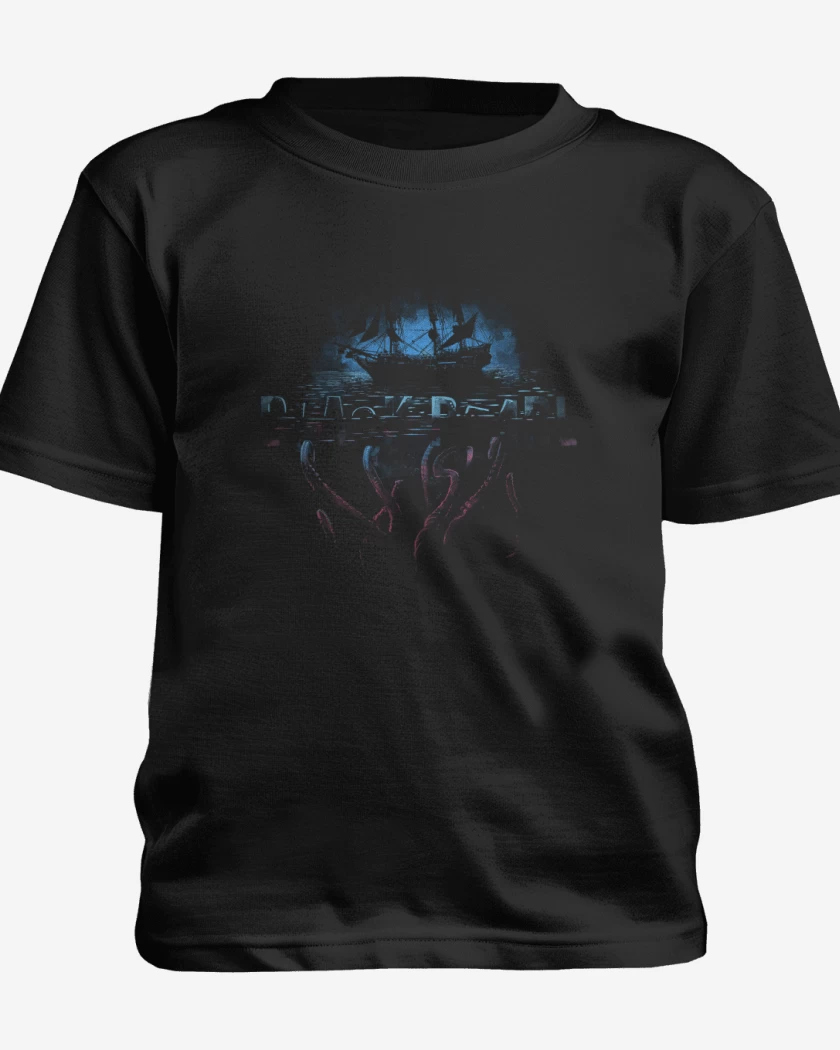 Polera de niño Negro de Perla negra