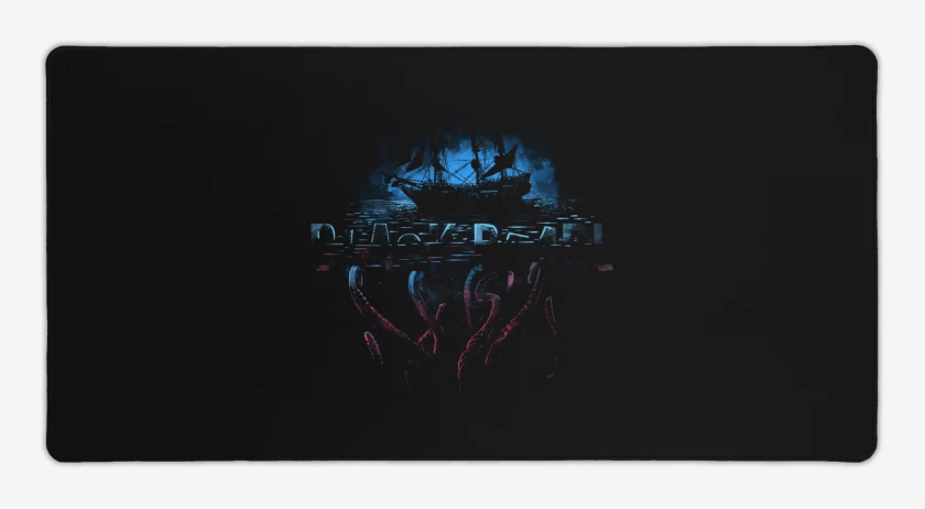 Mouse pad Gamer Negro de Perla negra