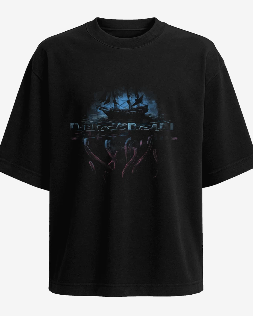 Polera Oversize Negro de Perla negra
