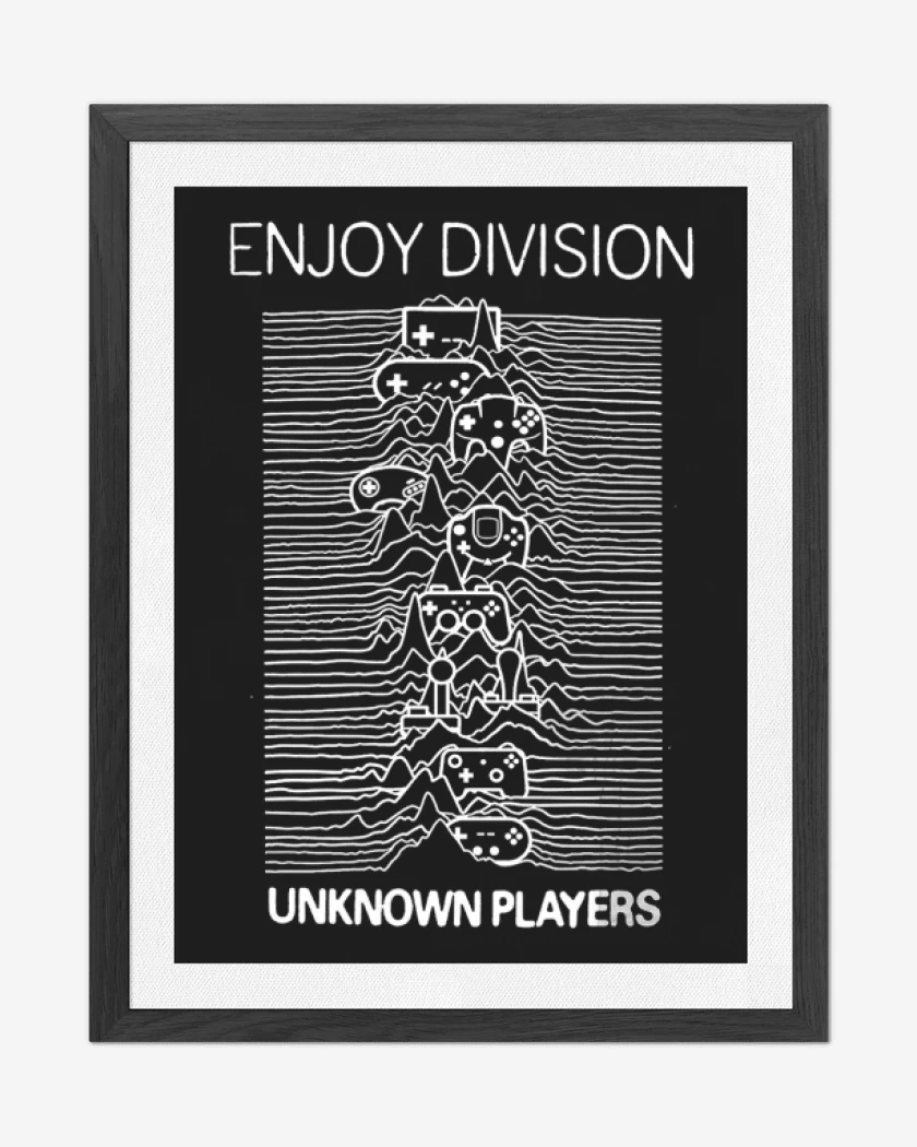 Cuadro decorativo Enjoy division