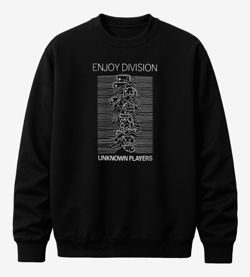 Poleron polo Negro de Enjoy division
