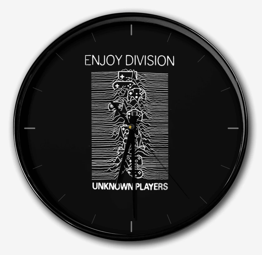 Reloj Negro de Enjoy division