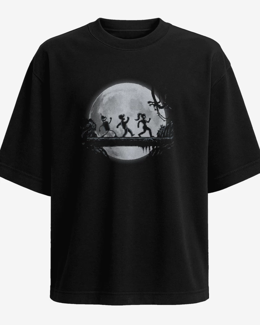 Polera Oversize Futurama full color