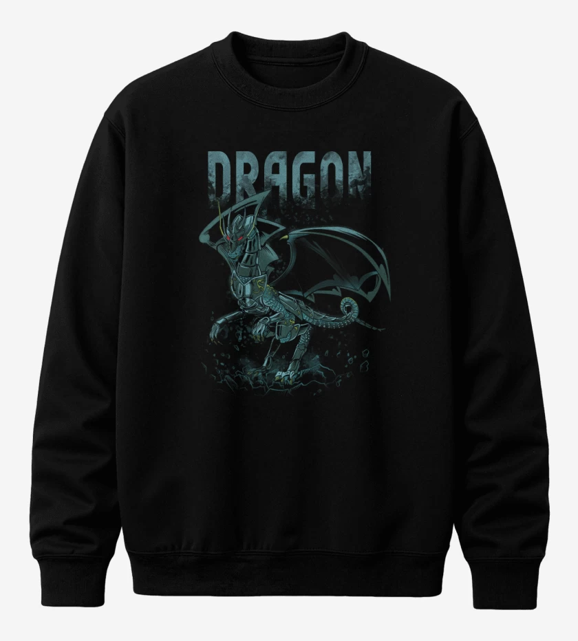Poleron polo Negro de Dragon
