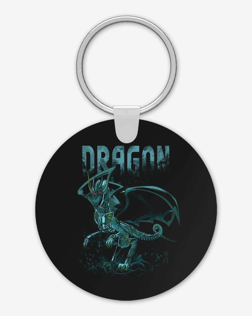 Llavero Negro de Dragon
