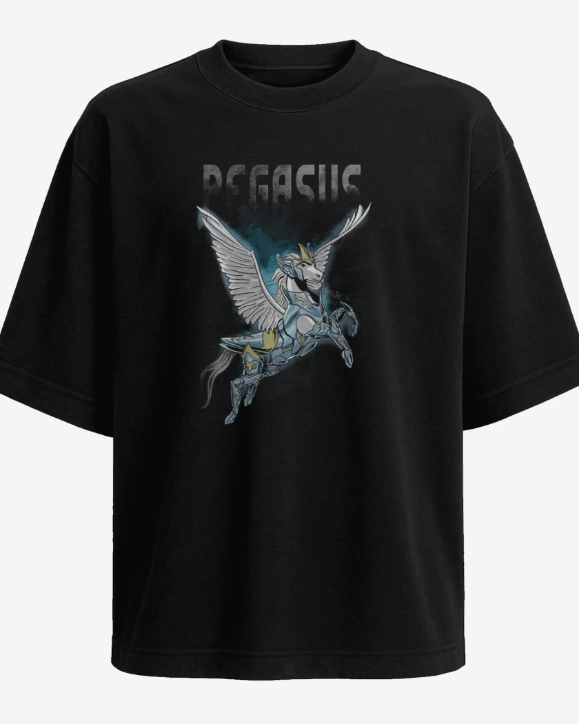 Polera Oversize Negro de Pegasus