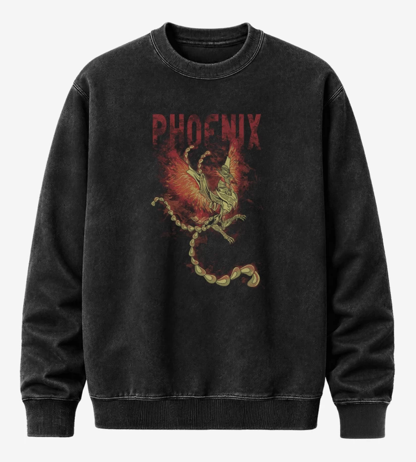 Poleron Polo Acid Wash Negro de Fenix 3