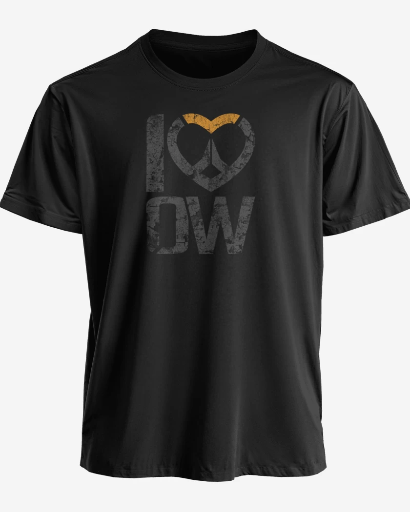 Polera premium Negro de i love overwacth