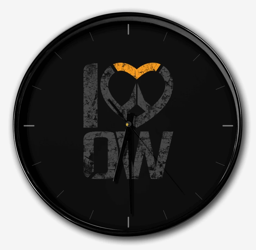 Reloj Negro de i love overwacth