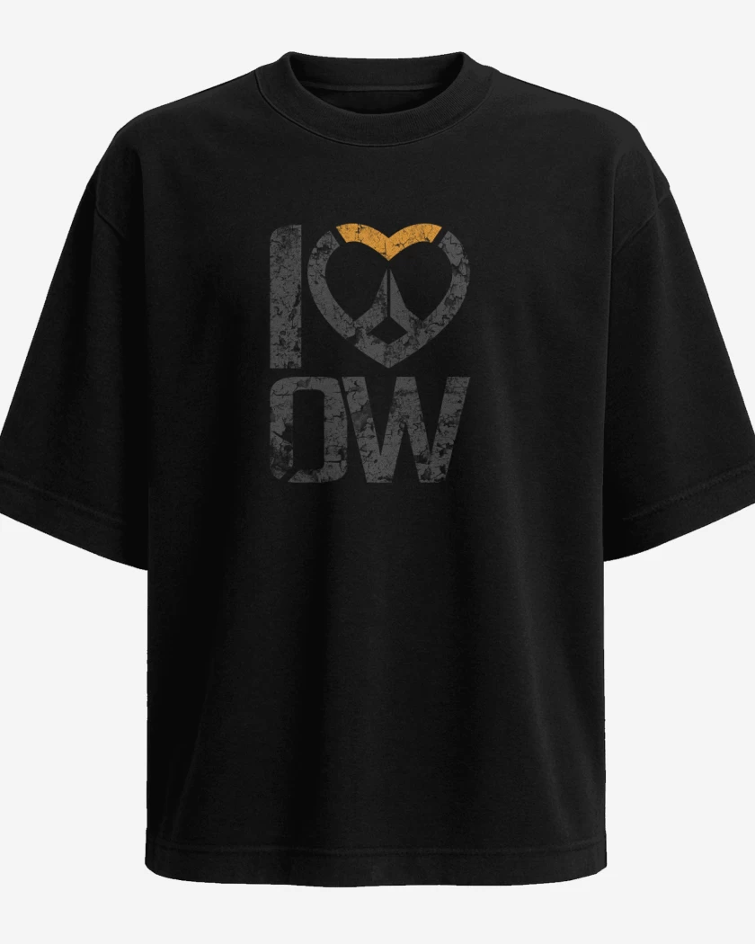 Polera Oversize Negro de i love overwacth