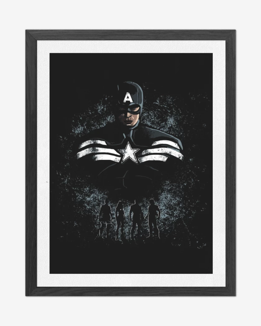 Cuadro decorativo Negro de Team rogers 