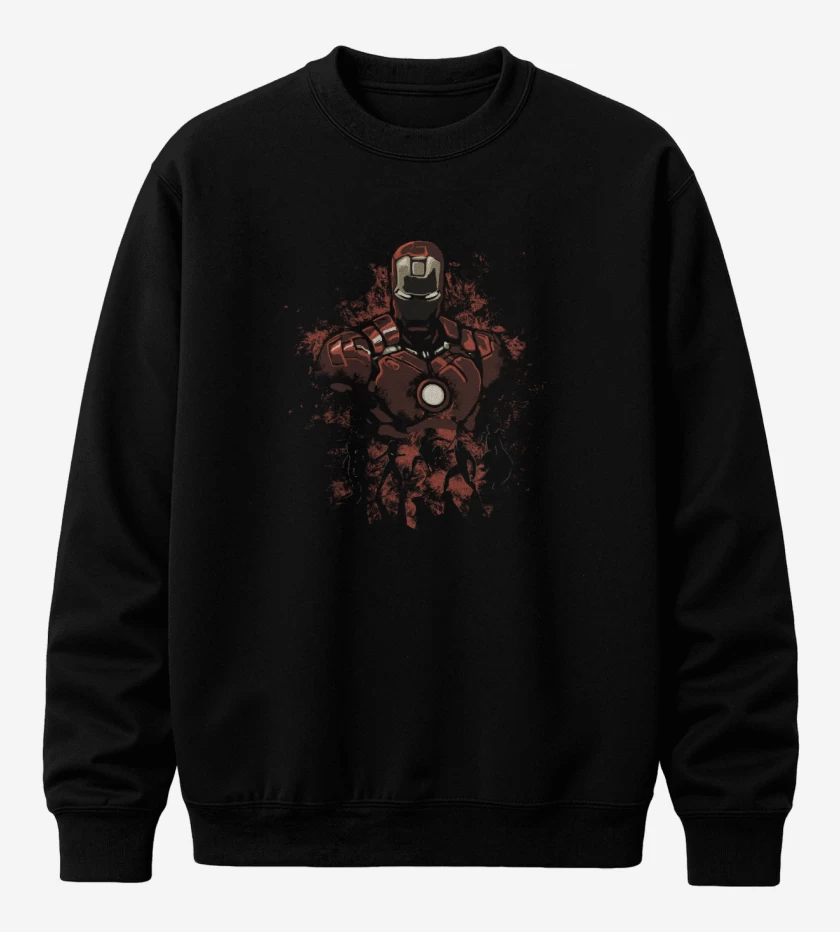 Poleron polo Negro de Team stark
