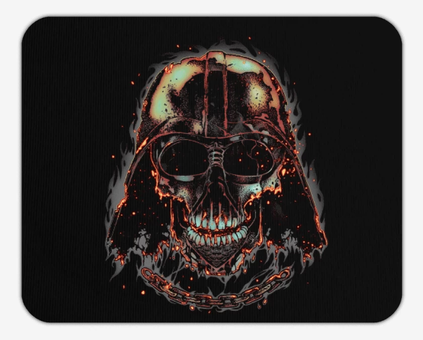 Mousepad Negro de Death vader