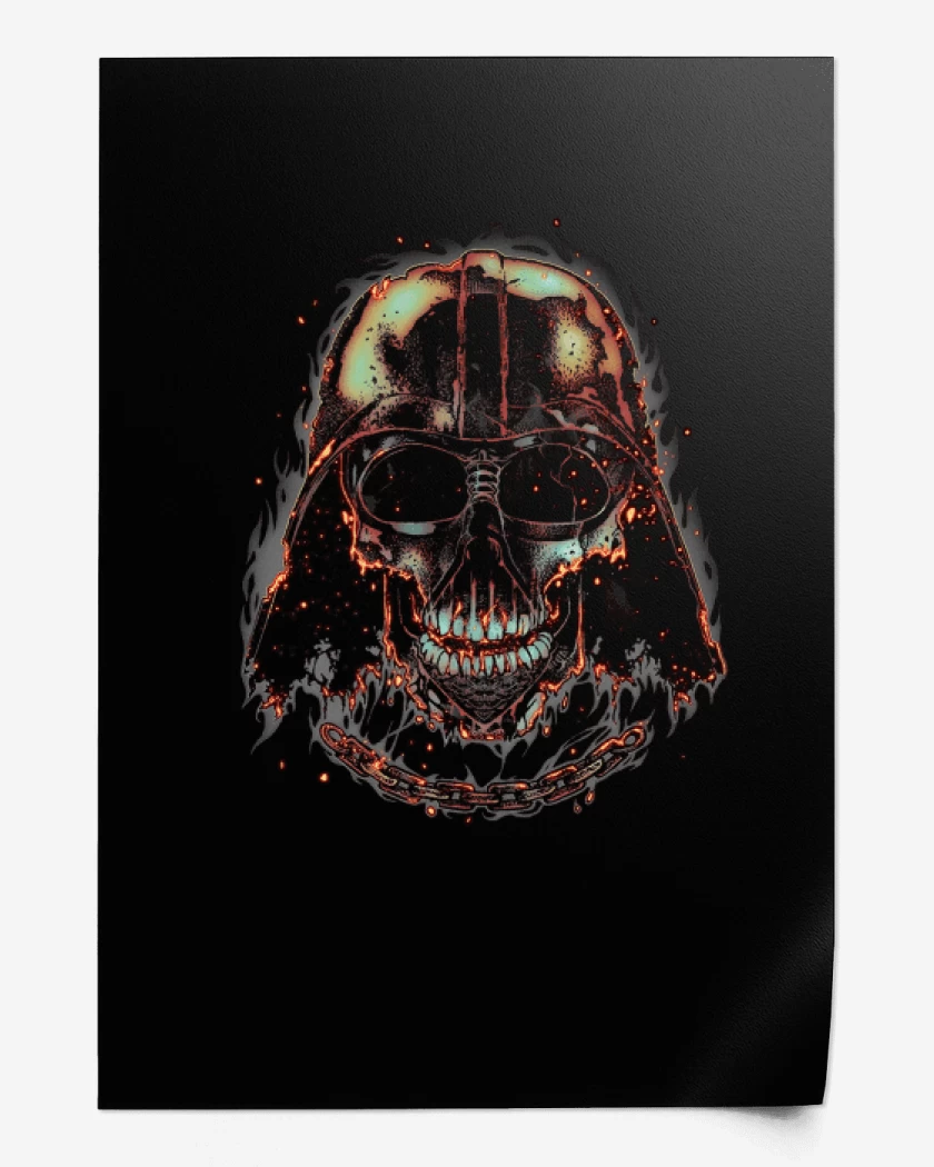 Print Negro de Death vader