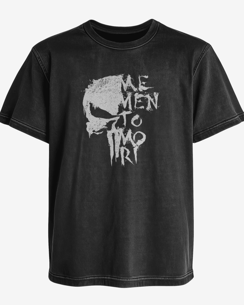 Polera desgastada Negro de El que castiga 2