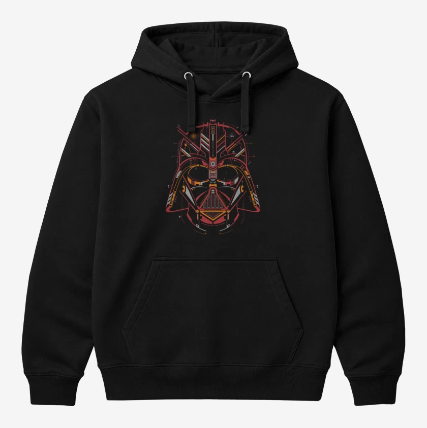 Polerón Canguro Negro de darth vader 4