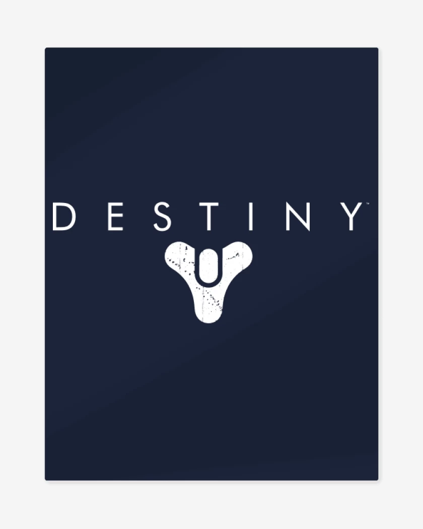 Print metalico Azul Marino de Destiny
