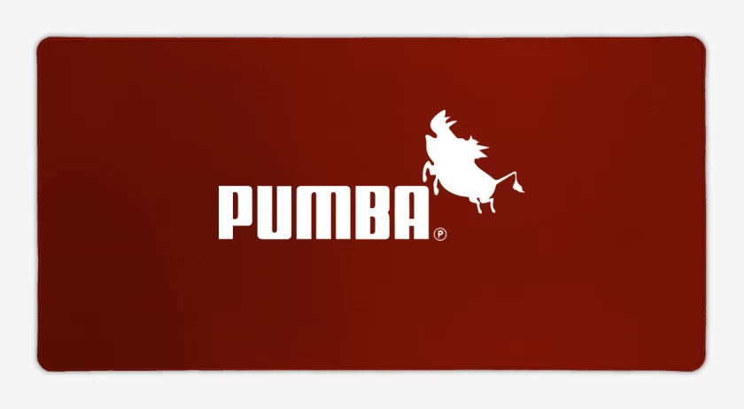 Mouse pad Gamer Rojo de Pumba