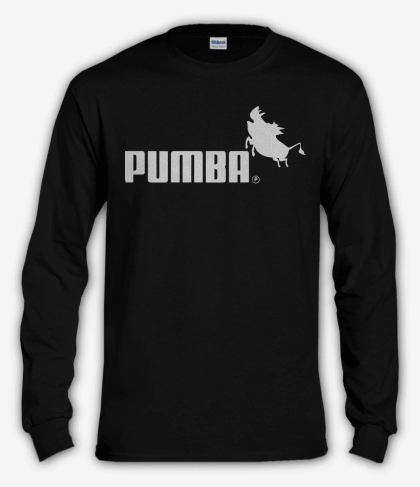 Polera manga larga Negro de Pumba