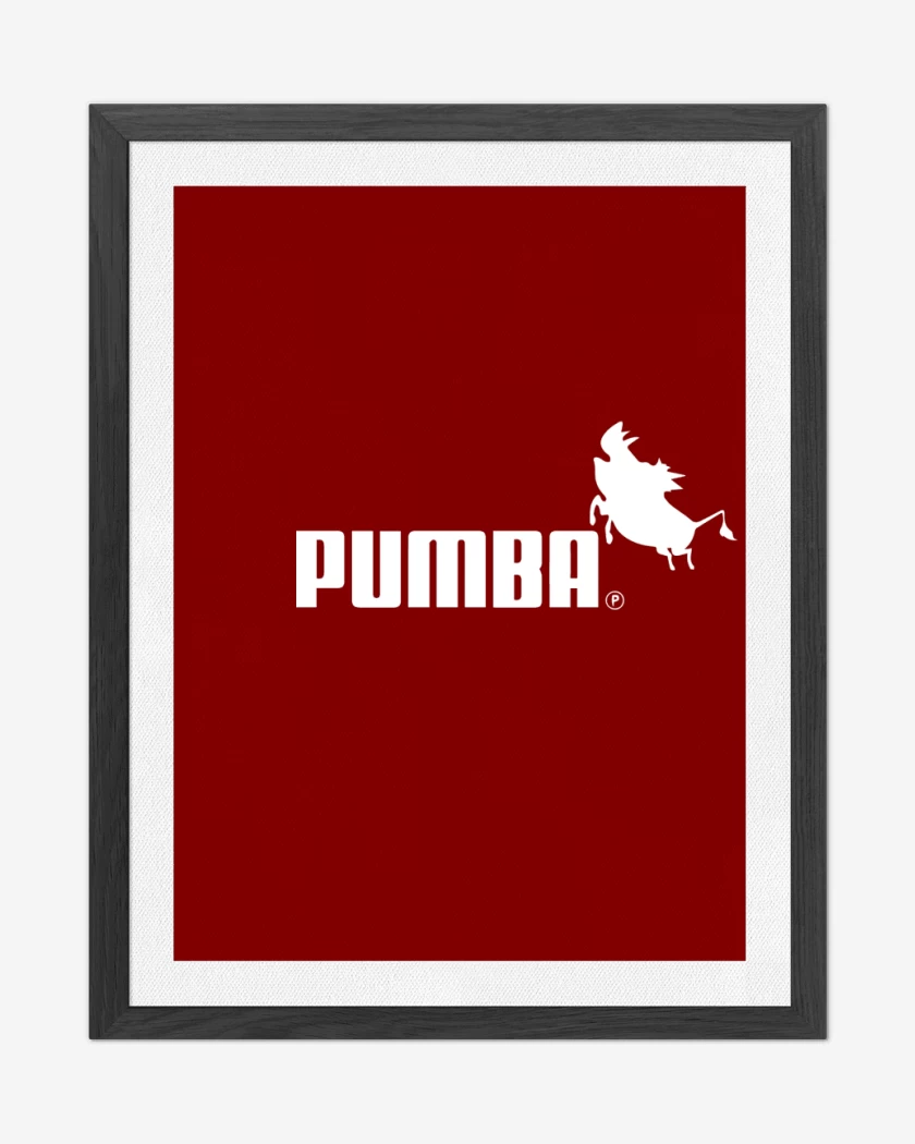 Cuadro decorativo Rojo de Pumba