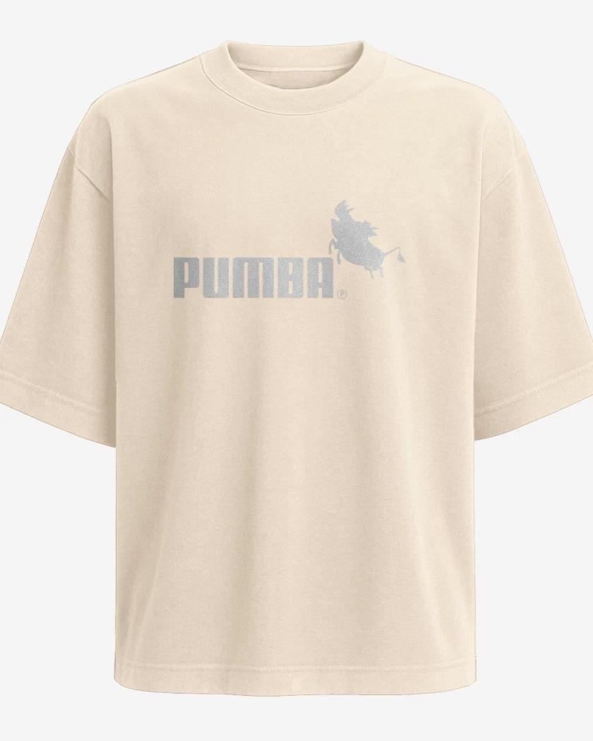 Polera Oversize Beige de Pumba
