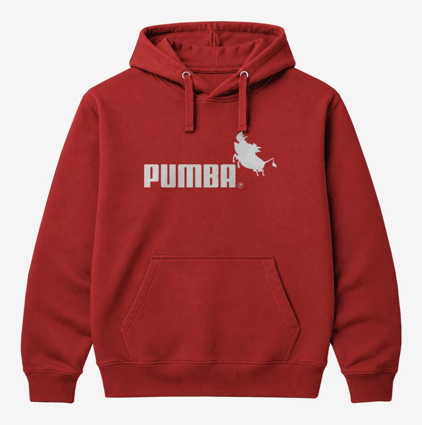 Polerón Canguro Rojo de Pumba