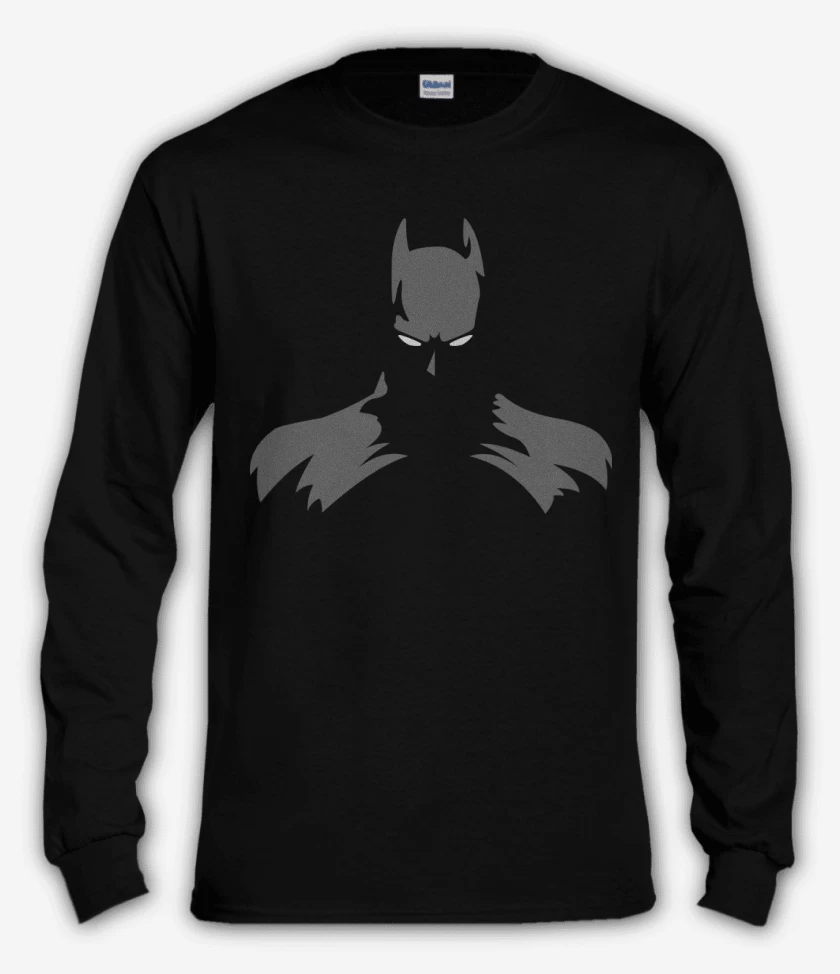 Polera manga larga Negro de El murcielago