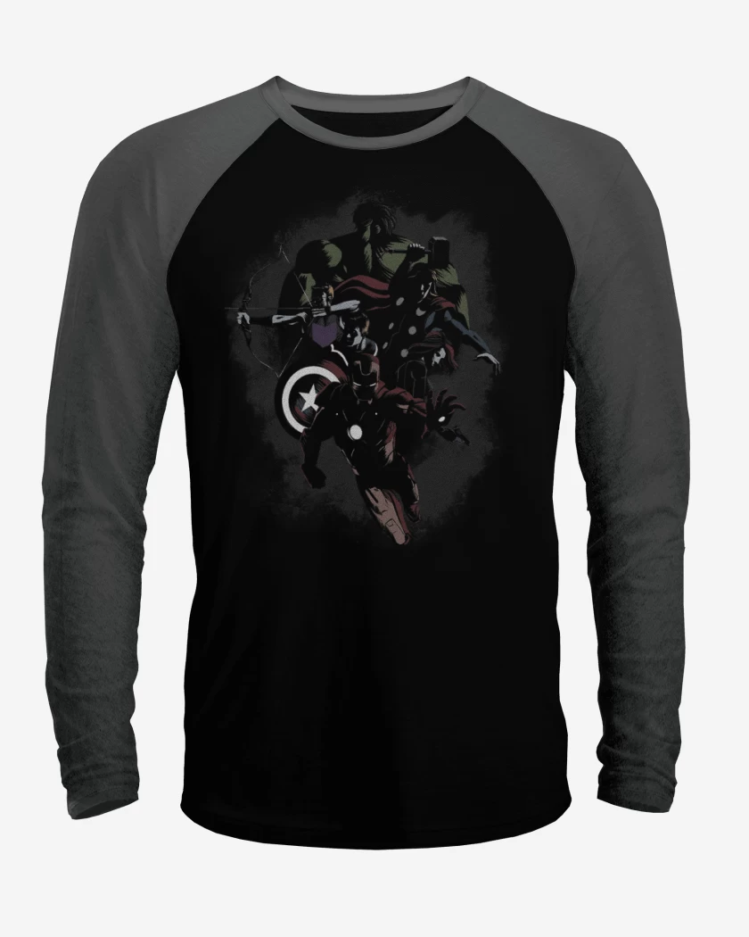 Polera Raglan Avengers
