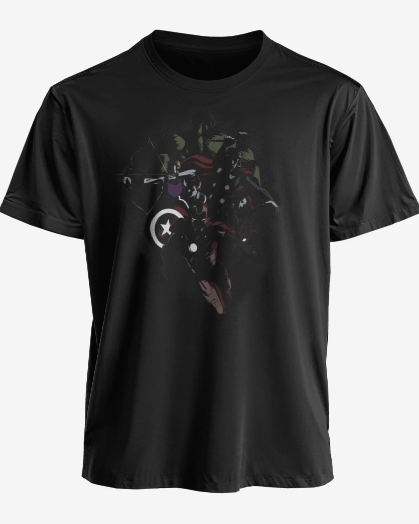 Polera premium Negro de Avengers